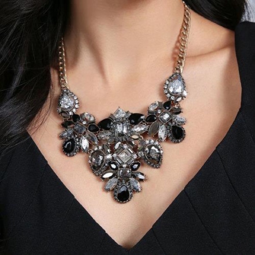 Midnight Palace Statement Necklace - image 2